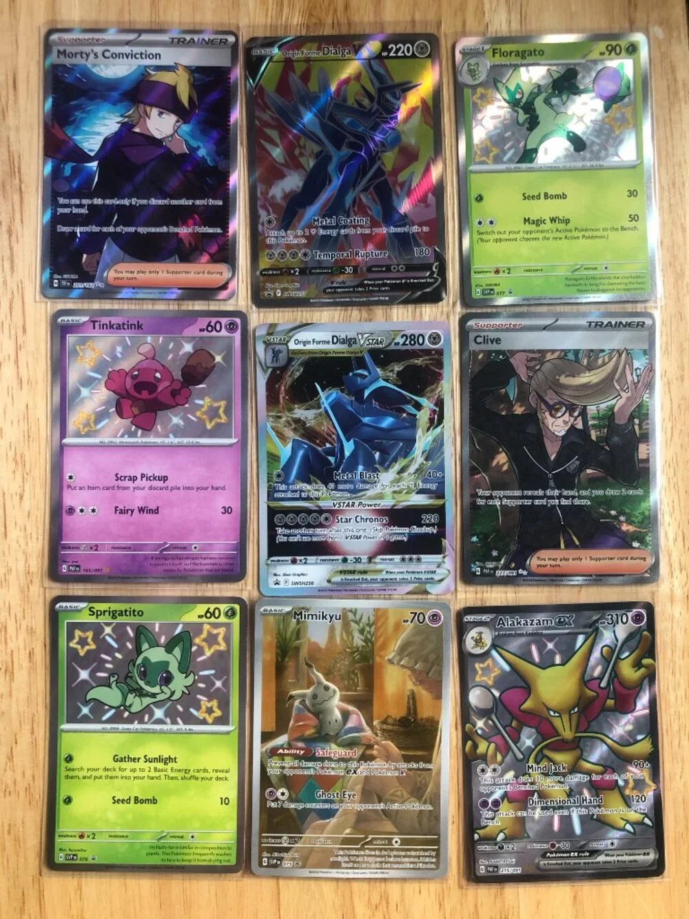 Pokémon Scarlet & Violet Card Lot | Paldean Fates Shiny, ex, Full Arts + ETB Box